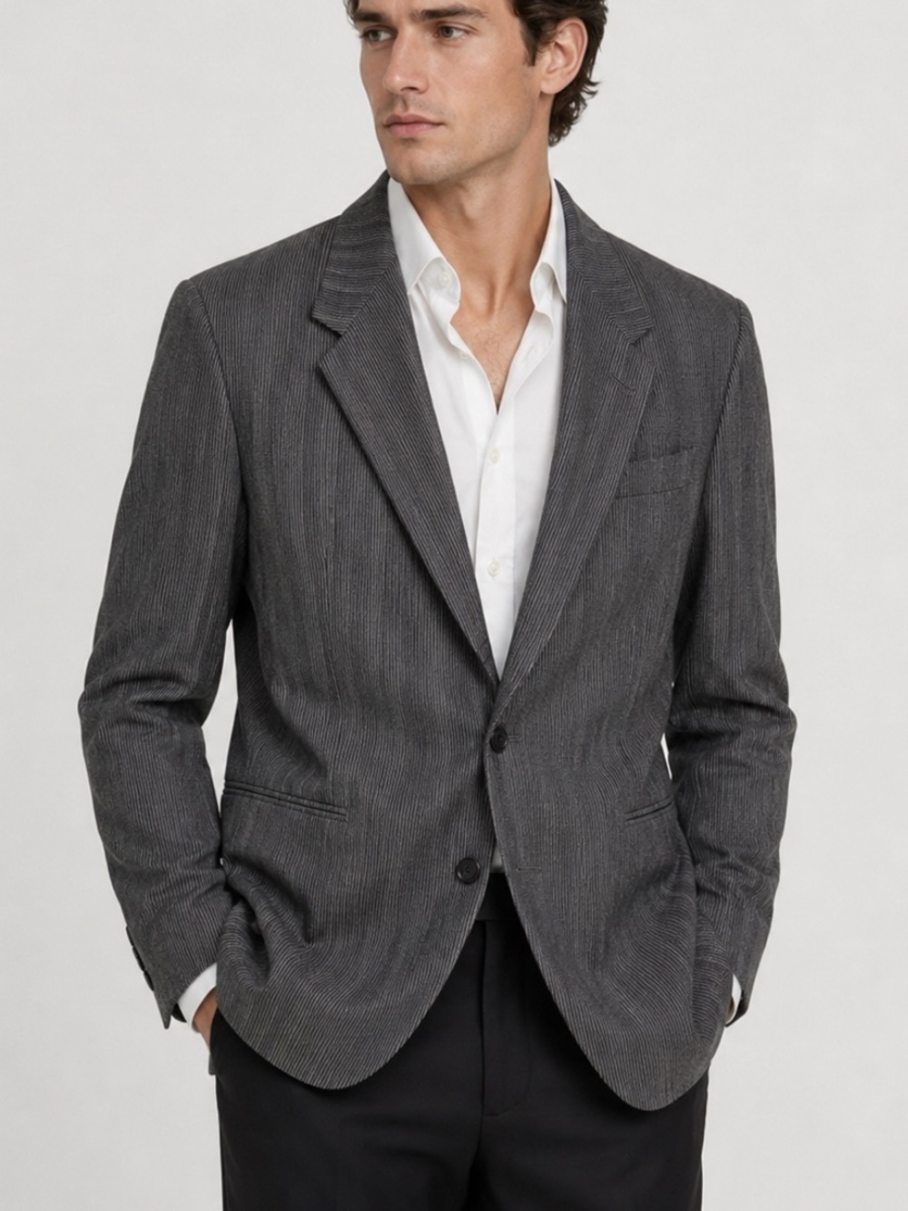Pierre Cardin Herringbone 100% Virgin Wool Sports Coat